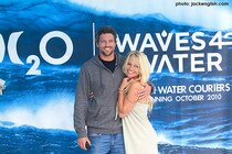 Pamela Anderson helps promote Waves 4 Water